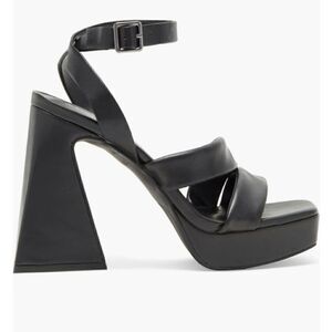 Abound "Tracy" 5 1/2" chunky platform open toe retro sandal size 7.5 NWT